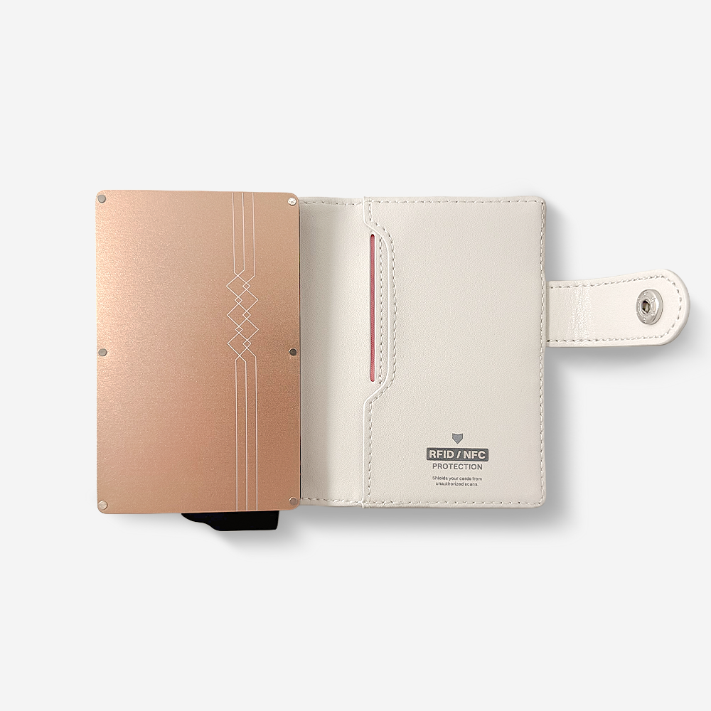 Cardhoda Stitch Button Wallet | RFID Blocking