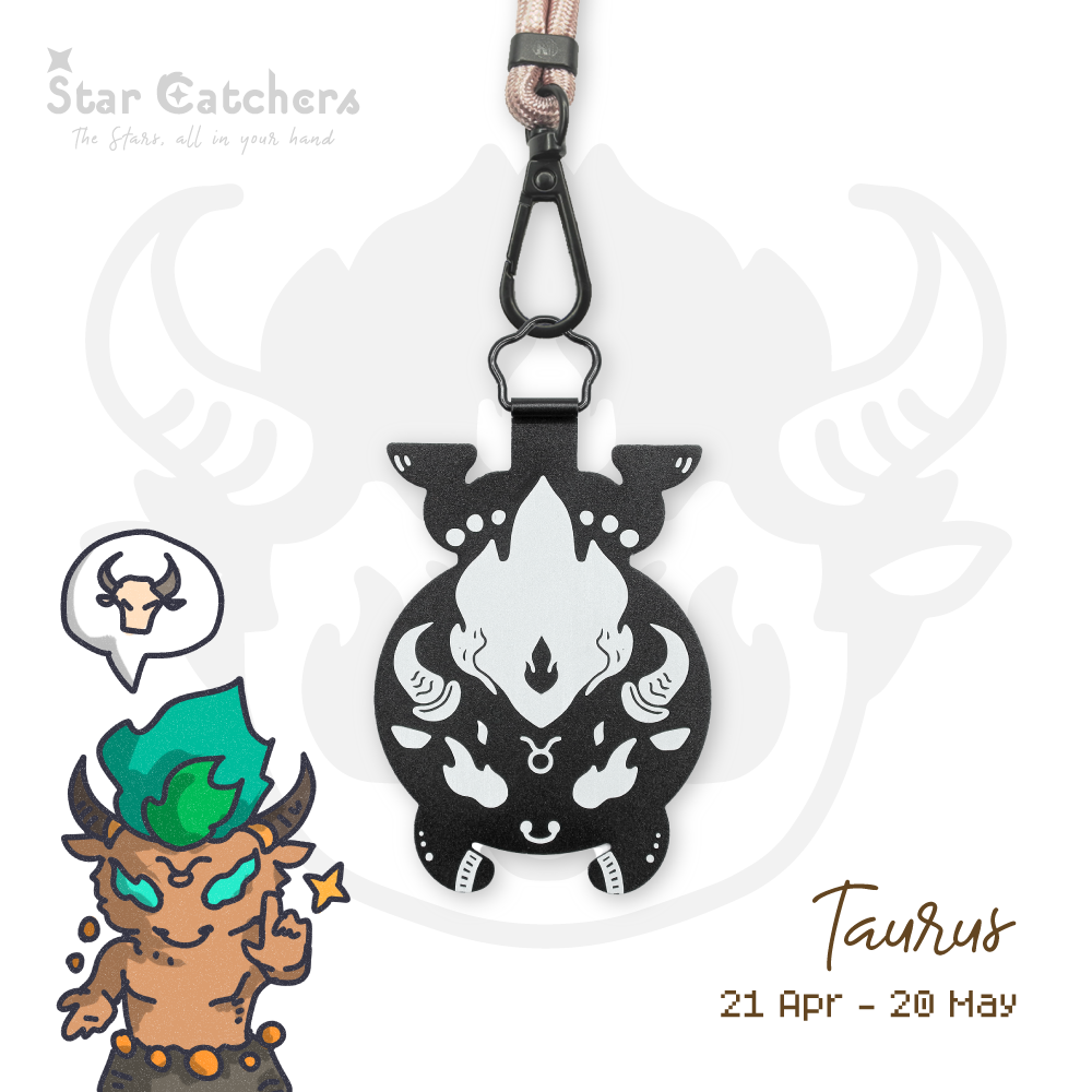 Kaisca Starcatchers 星座主題手機掛帶 - 金牛