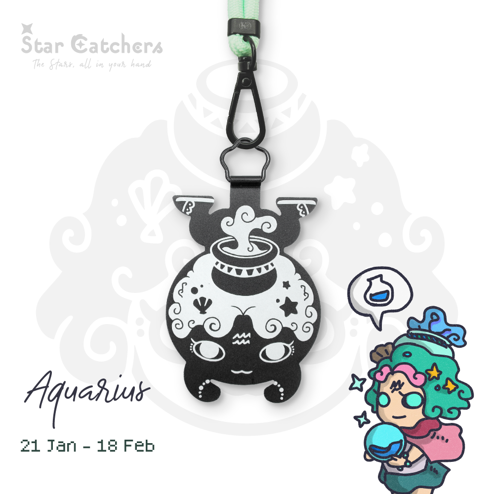 Kaisca Starcatchers 星座主題手機掛帶 - 水瓶