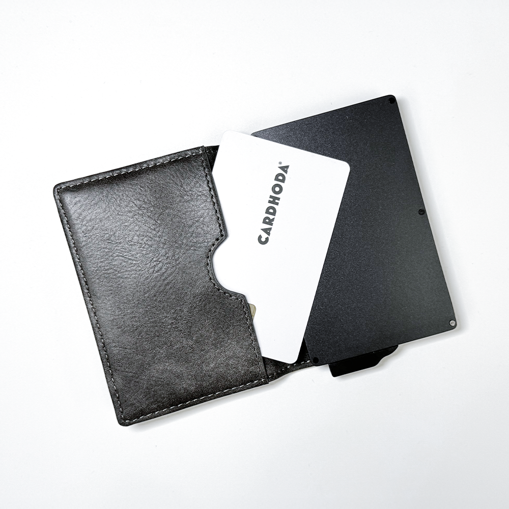 Cardhoda 雙色拼皮 RFID 防盜刷錢包 - P09002-BON