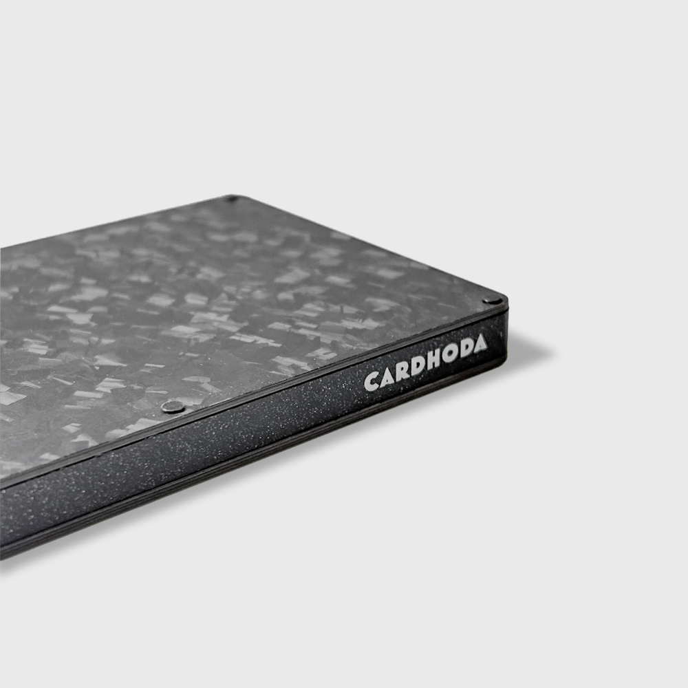 CardHoda - RFID 防盜刷卡片盒 鍛造紋碳纖維 (P09001-CP-DZ)