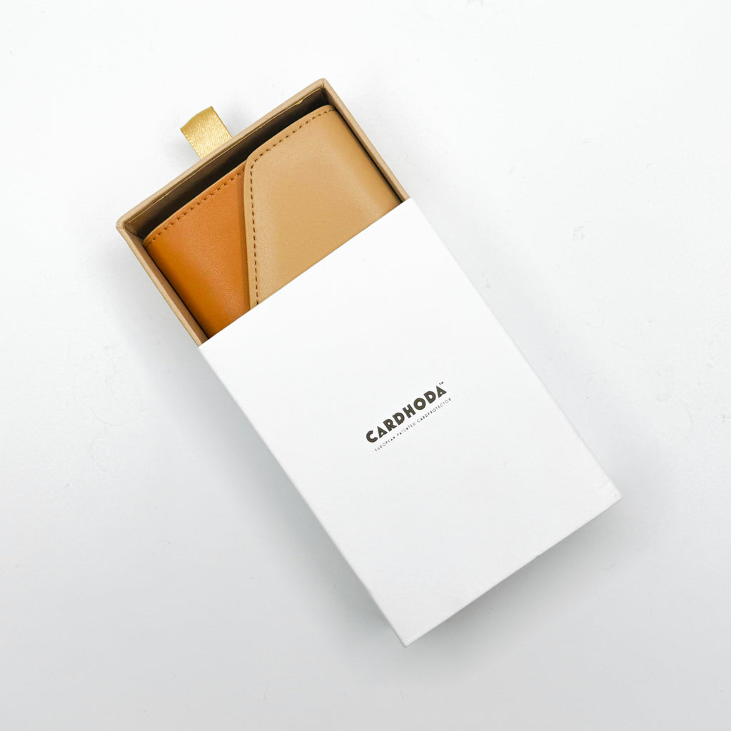 Cardhoda 雙色拼皮 RFID 防盜刷錢包 H10092-BON