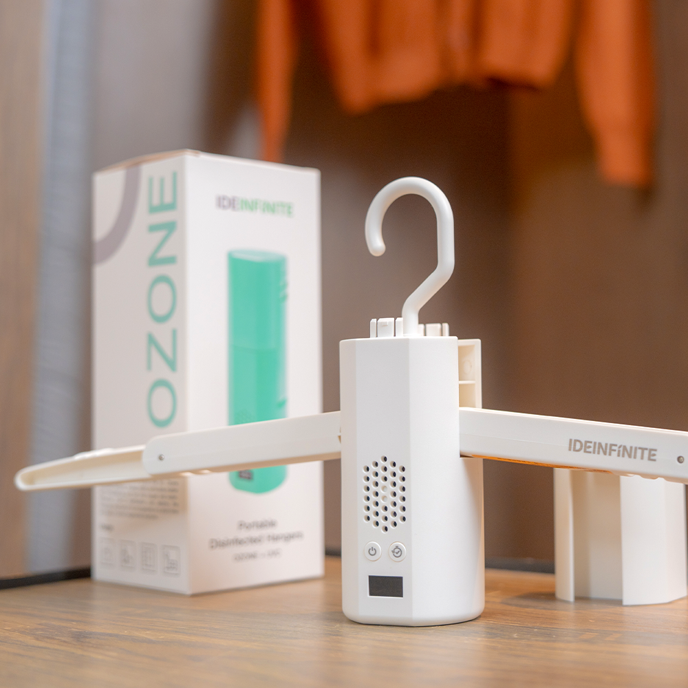 IDEinfinite 便攜臭氧消毒衣架 [ 贈送專用衣袋 1 個！]